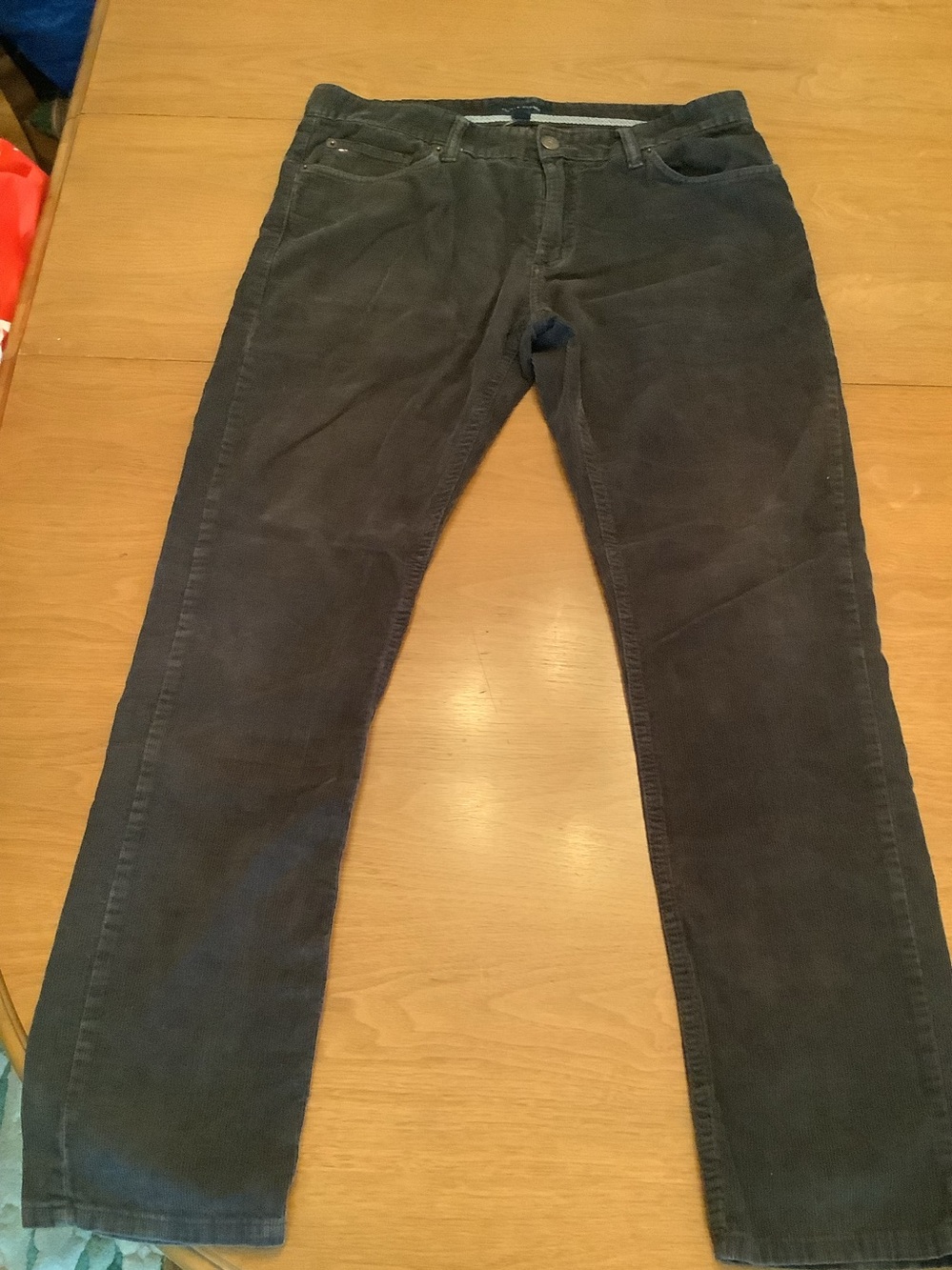 Tommy Hilfiger Men's Corduroy Pants in Dark Brown